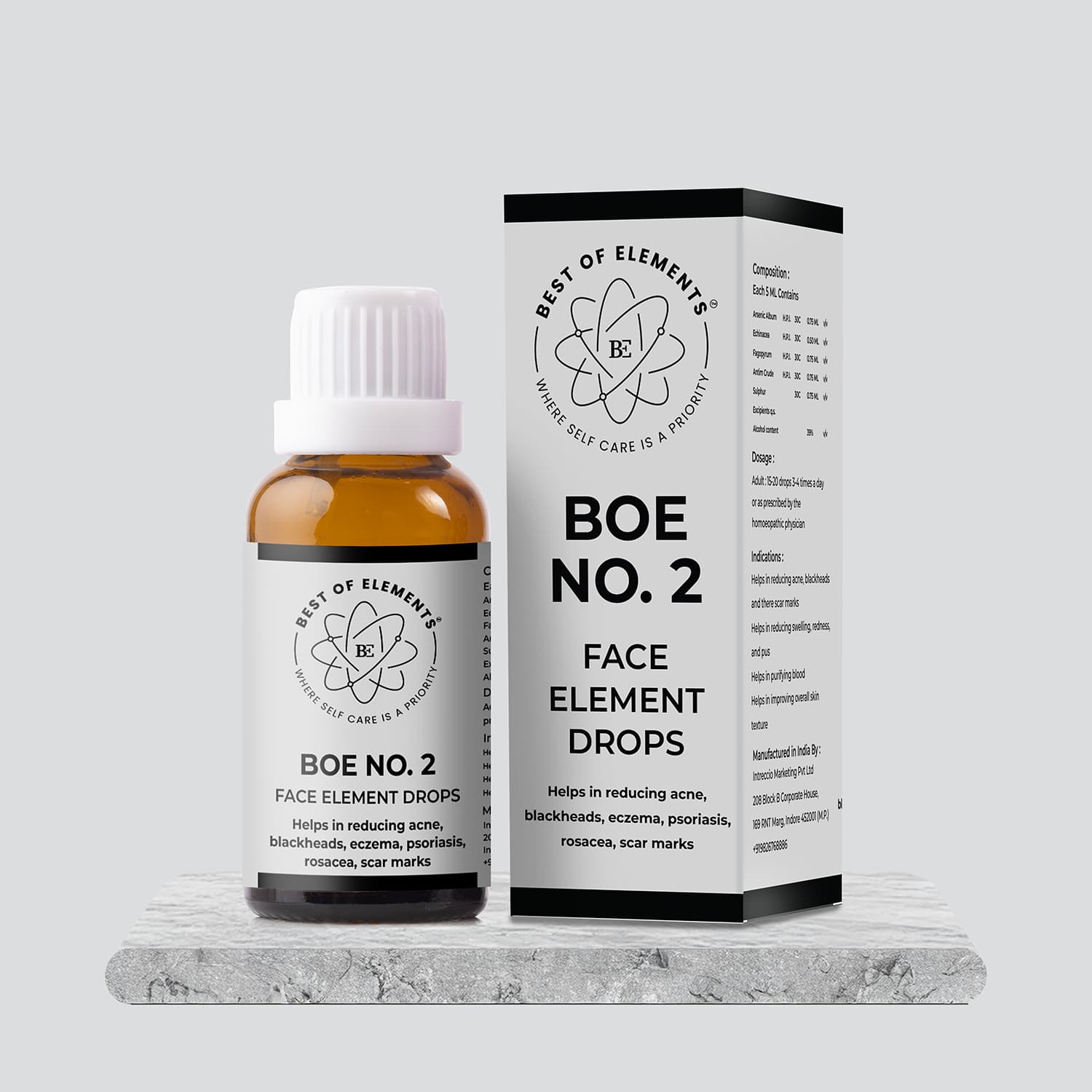 BOE No. 2 Face Element Drops