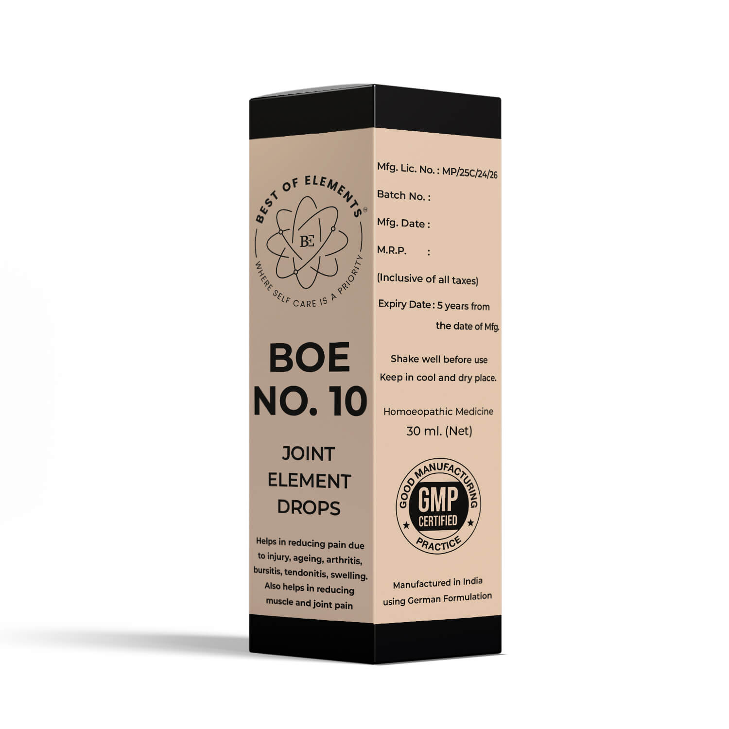 BOE No. 10 Joint Element Drops